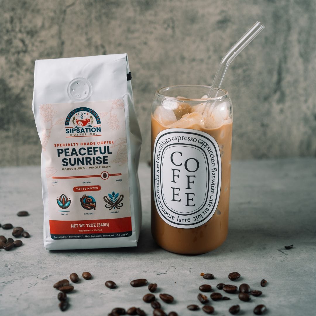 SipSation Coffee Co. Specialty Grade Coffee Peaceful Sunrise