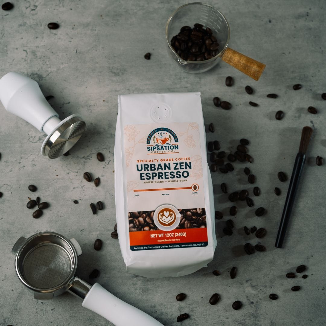 SipSation Coffee Co. Specialty Grade Coffee Urban Zen Espresso